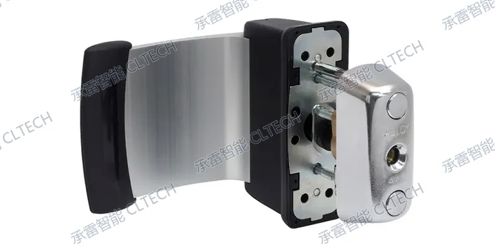 ABLOY CLIQ CYL080T Profile door OUT cylinder + Push plate Fe